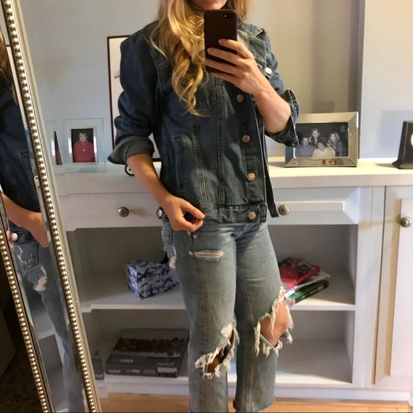 Forever 21 jean jacket sz S - Picture 4 of 8